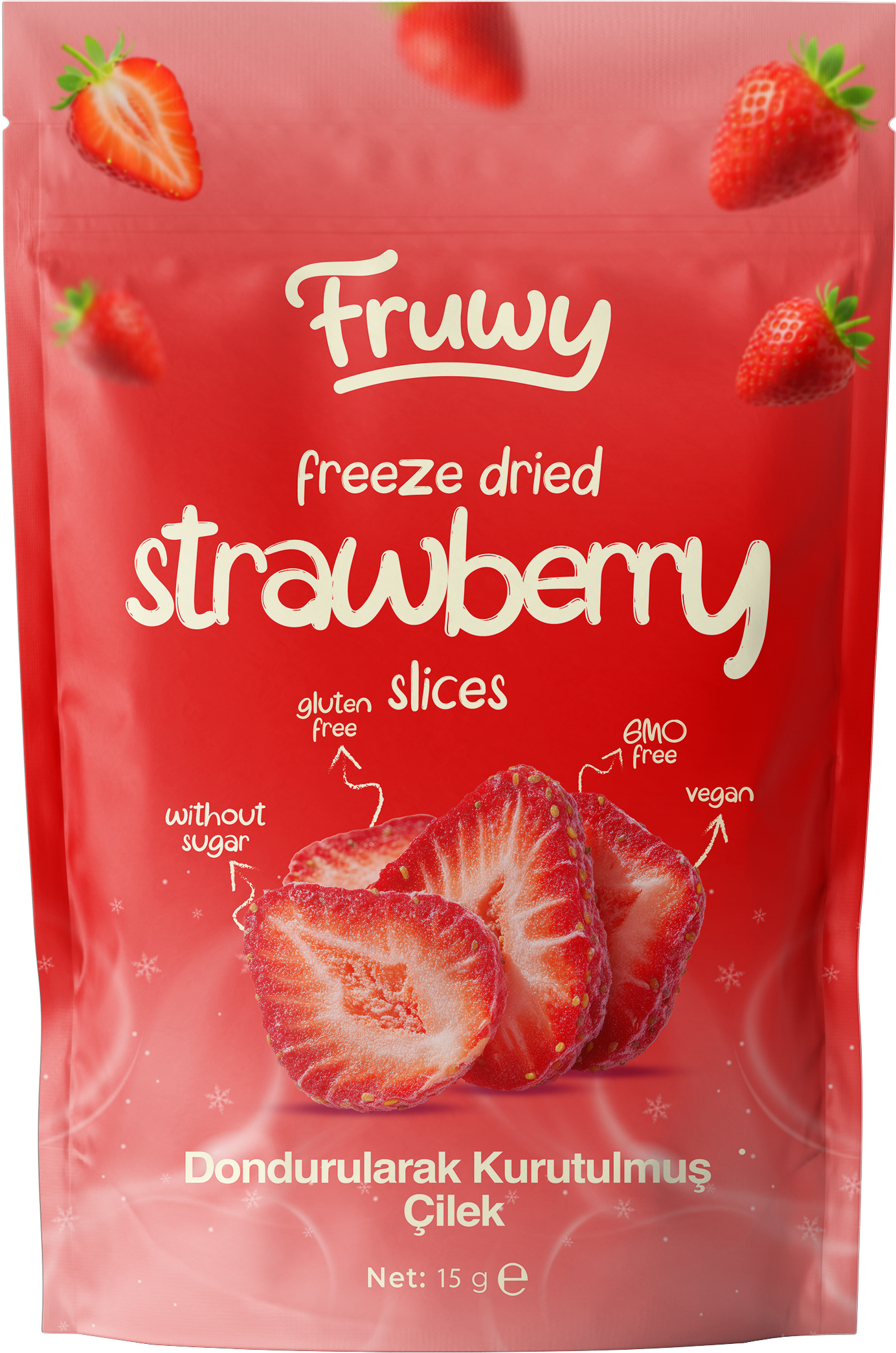 Freeze Dried Dilimlenmiş Çilek
